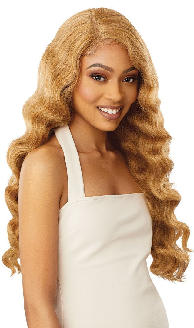Outre Synthetic Pre-Plucked HD Transparent Lace Front Wig Isla-HT - Elevate Styles