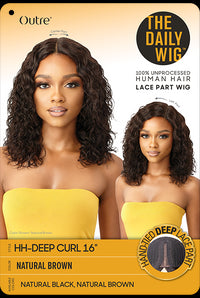 Thumbnail for Outre The Daily Wig™ Human Hair Deep Curl 16