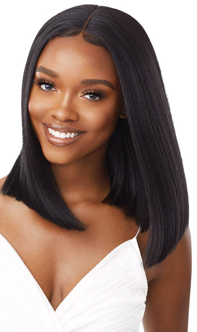 Outre Synthetic Pre-Plucked HD Transparent Lace Front Wig Every 3 - Elevate Styles
