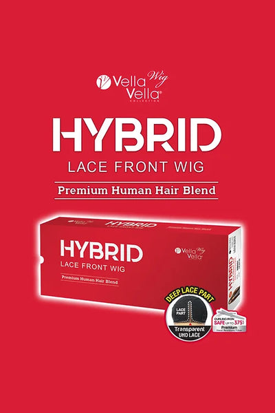Vella Vella HYBRID Human Blend Lace Front Wig  HB001 - Elevate Styles
