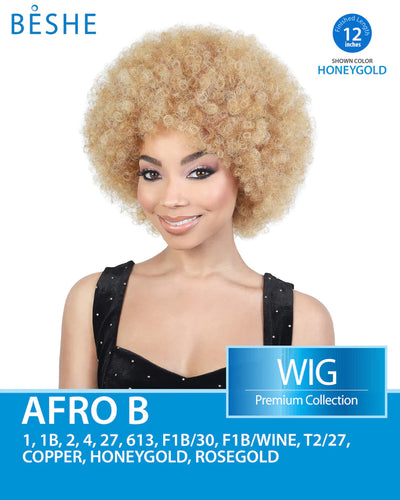 Beshe Premium Collection Wig Afro B - Elevate Styles
