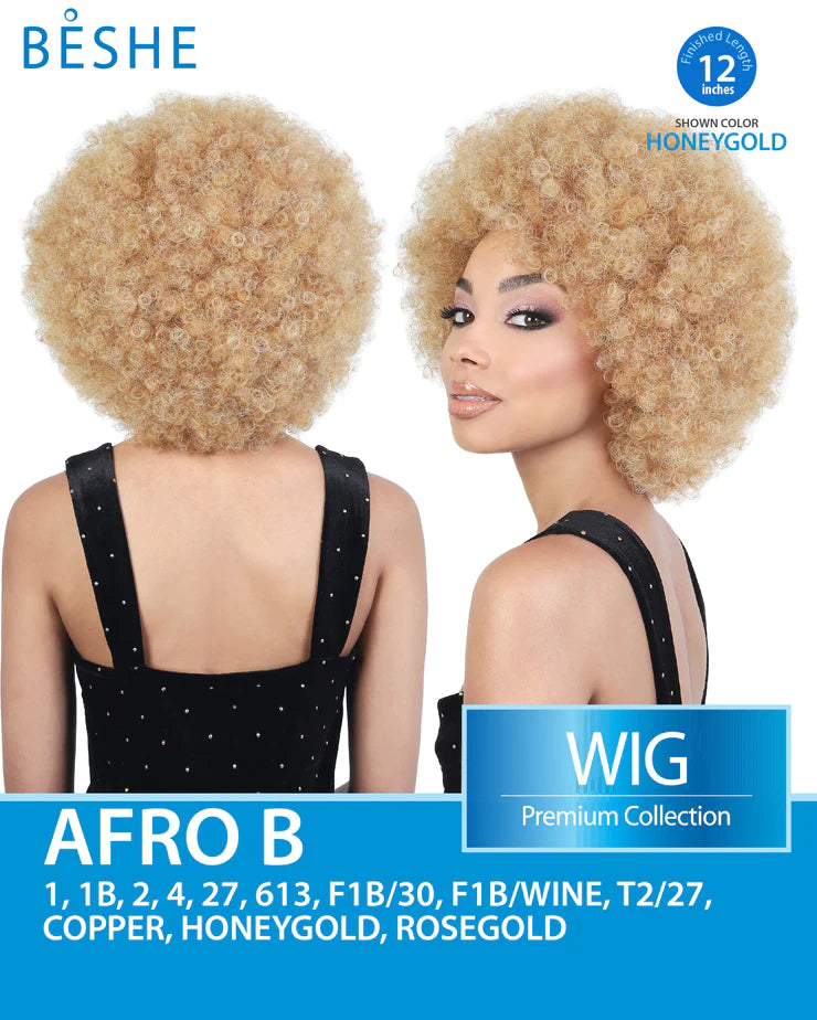 Beshe Premium Collection Wig Afro B - Elevate Styles