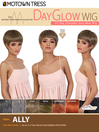 Motown Tress Premium Day Glow Wig - ALLY - Elevate Styles
