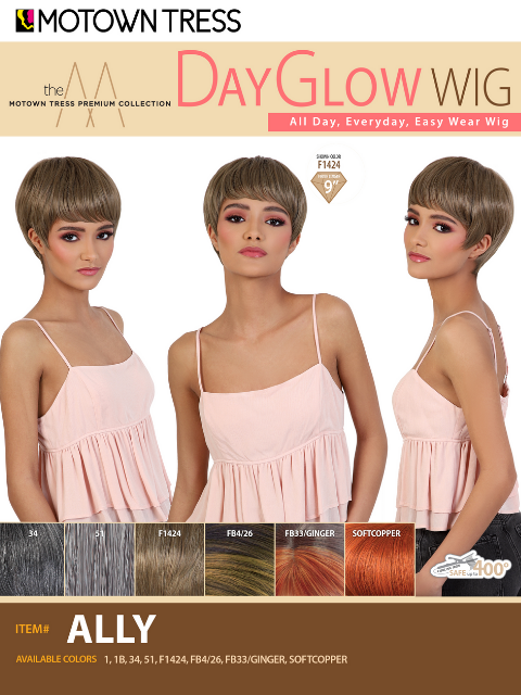 Motown Tress Premium Day Glow Wig - ALLY - Elevate Styles