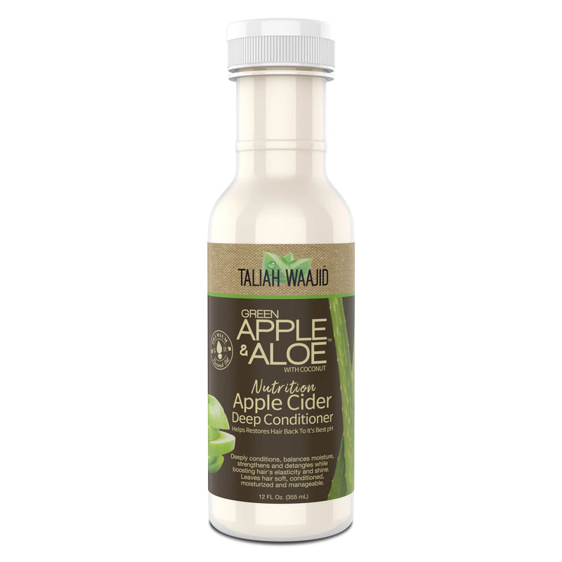 Taliah Waajid Green Apple & Aloe Nutrition Apple Cider Deep Conditioner 12 Oz - Elevate Styles