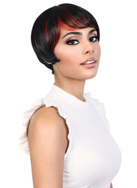Thumbnail for Beshe Synthetic Curlable Bubble Bob Pixie Short Wig BBC-JEDA - Elevate Styles