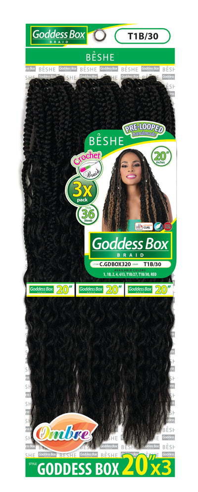 Beshe 3X Goddess Box Crochet Braid C.GDBOX320 - Elevate Styles
