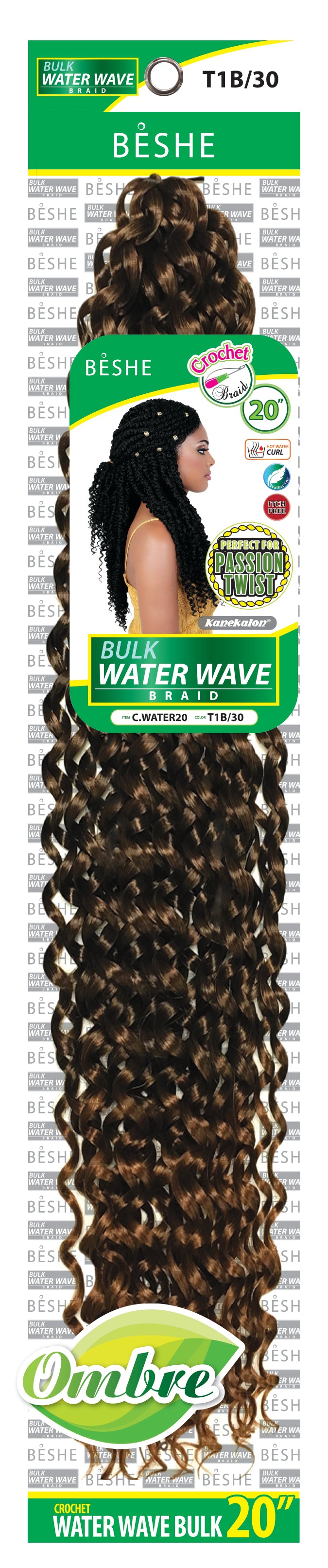 Beshe Crochet Braid Pre-Looped Bulk 20" Water Wave Braid C.WATER20 - Elevate Styles