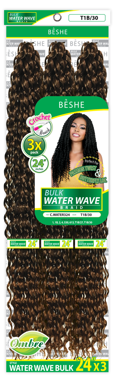 Beshe Bulk Water Wave Braid 24" 3x Pack C.WATER324 - Elevate Styles
