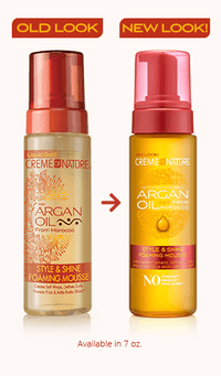 Thumbnail for Creme of Nature With Argan Oil Style & Shine Foaming Mousse 7 Oz - Elevate Styles