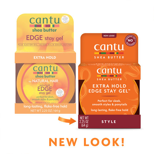 Cantu Shea Butter Extra Hold Edge Stay Gel 2.25 Oz - Elevate Styles