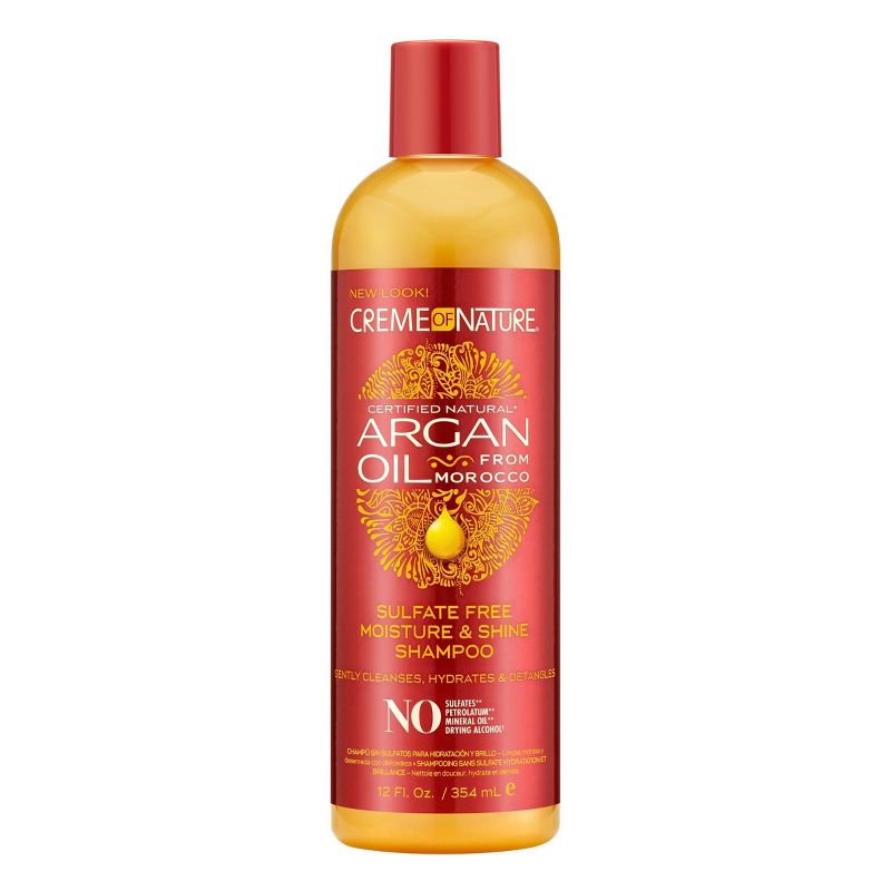 Creme of Nature With Argan Oil Sulfate Free Moisture & Shine Shampoo 12 Oz - Elevate Styles