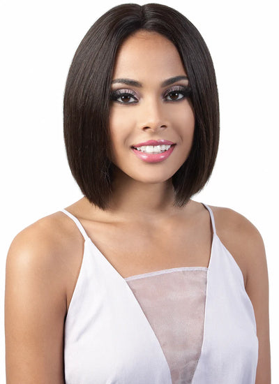 Beshe 100% Brazilian Human Hair Deep Part Lace Front Wig Bob Wig HBR-LLDP10 - Elevate Styles
