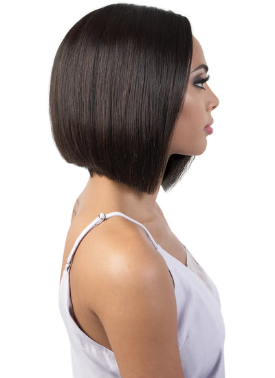 Beshe 100% Brazilian Human Hair Deep Part Lace Front Wig Bob Wig HBR-LLDP10 - Elevate Styles
