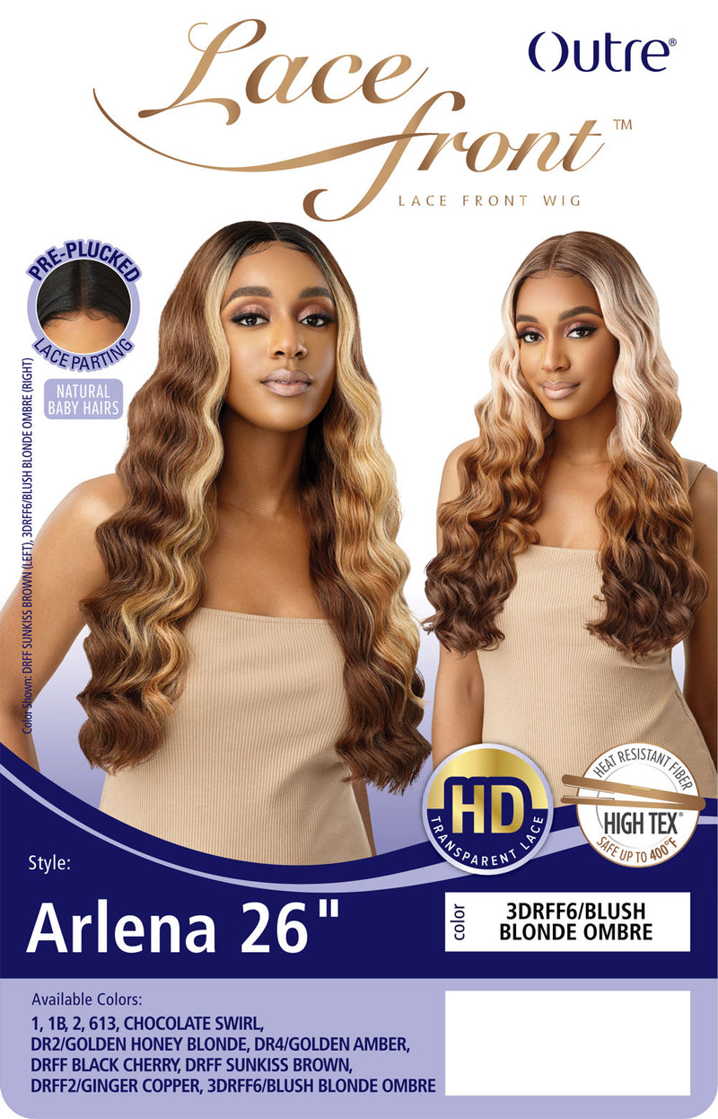 Outre Synthetic HD Transparent Lace Front Wig Arlena 26" - Elevate Styles