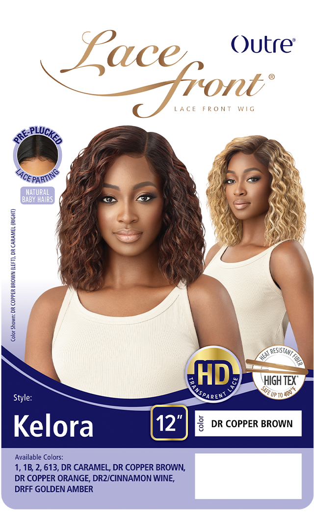 Outre HD Pre-Plucked Lace Front Wig Kelora 12" - Elevate Styles