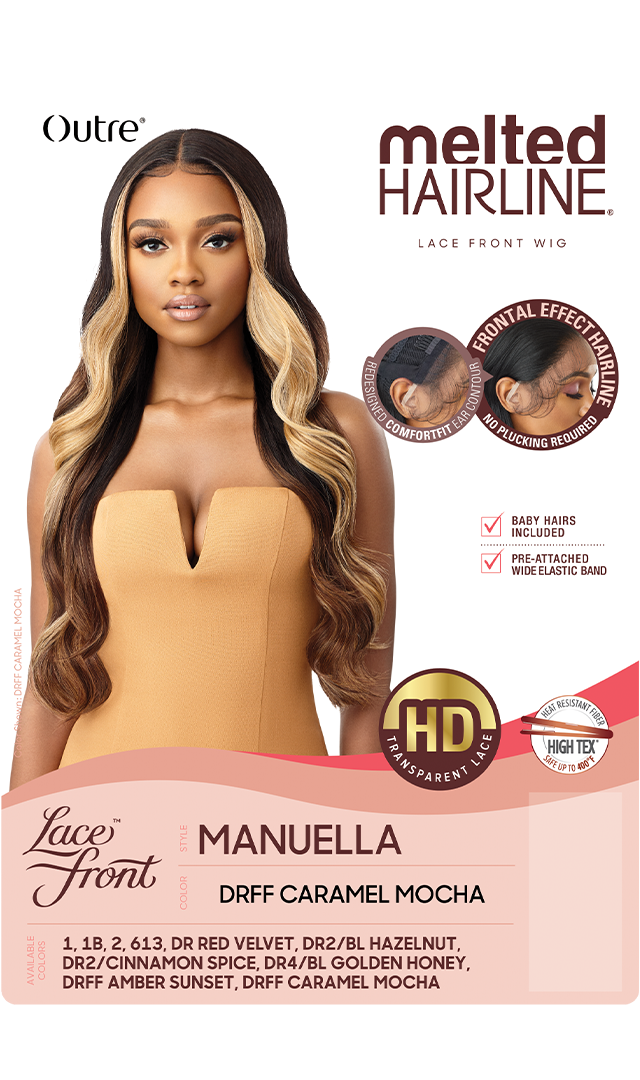 Outre Melted Hairline Collection - Swiss Lace Front Wig Manuella - Elevate Styles
