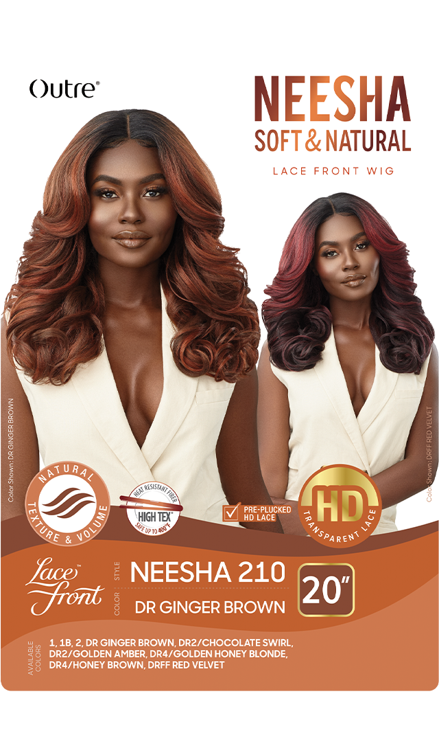 Outre Premium Soft & Natural HD Lace Front Wig Neesha 210 - Elevate Styles