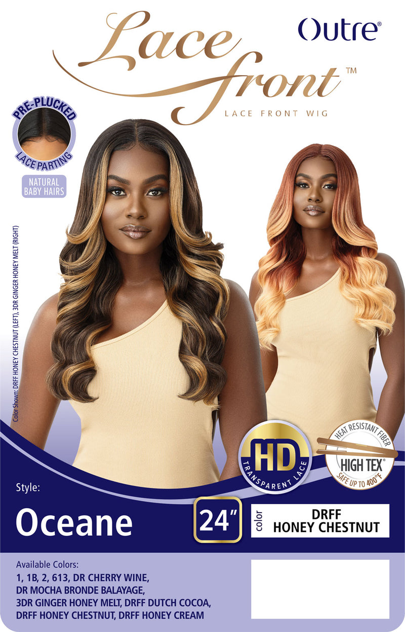 Outre Synthetic HD Transparent Lace Front Wig Oceane 24" - Elevate Styles