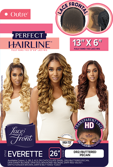 Outre Perfect Hairline HD Transparent 13"x 6" Lace Front Wig Everette 26" - Elevate Styles
