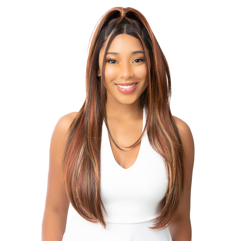 Illuze 360 Lace Front Wig Glam Up Straight 27" - Elevate Styles
