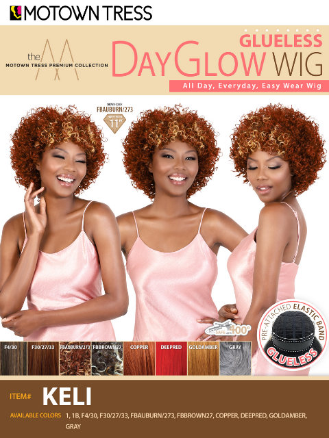 Motown Tress Premium Day Glow Wig - KELI - Elevate Styles