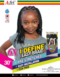 Thumbnail for Mane Concept Kids Afri Naptural 6x I Define Easy Pre-Stretched Braid 30