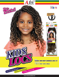 Thumbnail for Afri Naptural Synthetic Kids Crochet Braid Kids Locs Nini Wavy Goddess Locs KLOC01 - Elevate Styles