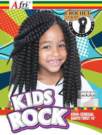 Thumbnail for Afri Naptural Synthetic Kids Crochet Braid Kids Rock Senegal Bantu Twist 10