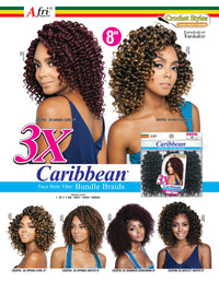 Thumbnail for Mane Concept Afri Naptural Caribbean Crochet Braid 3x Oprah Curl 8
