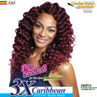 Thumbnail for Mane Concept Afri Naptural Caribbean Crochet Braid 3x Aruba Curl 14