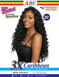 Thumbnail for Mane Concept Afri Naptural Caribbean Crochet Braid 3x Gigi Curl 20