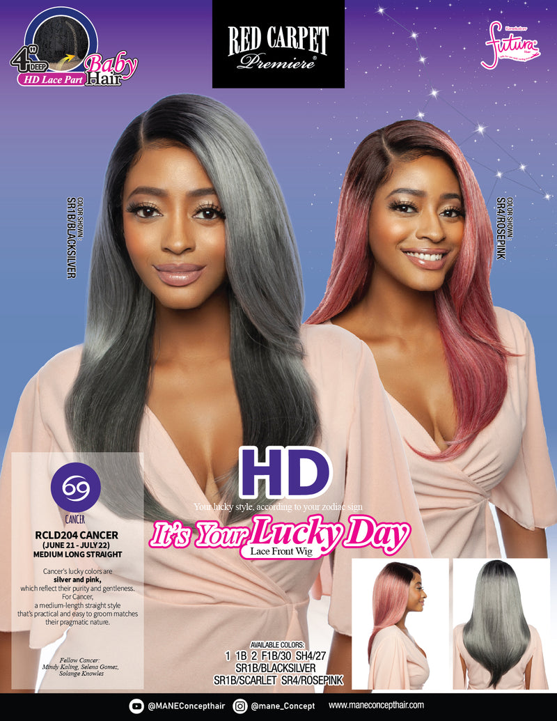 Mane Concept 4" Deep Pre-Plucked Part HD Lace Front Wig RCLD204 Cancer - Elevate Styles
