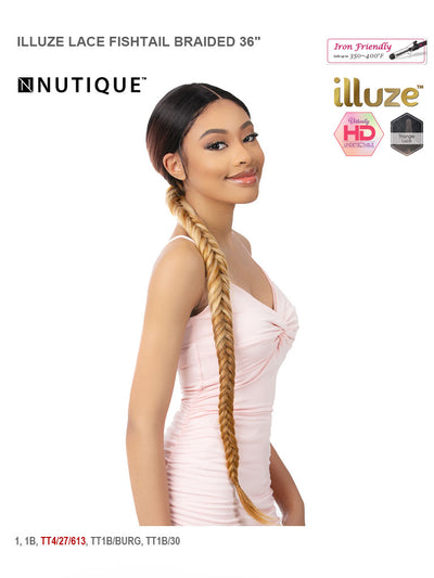 Illuze  HD Lace Front Wig Fishtail Braided 36" COMING SOON - Elevate Styles
