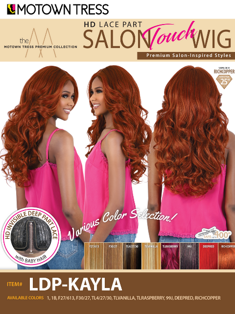Motown Tress Salon Touch HD Lace Part Wig  LDP-KAYLA - Elevate Styles