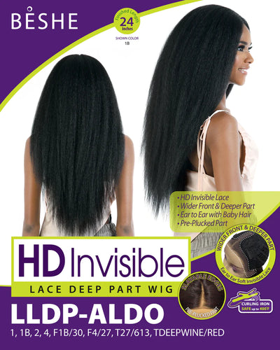 Beshe HD Invisible Lace Front Wig LLDP-Aldo - Elevate Styles
