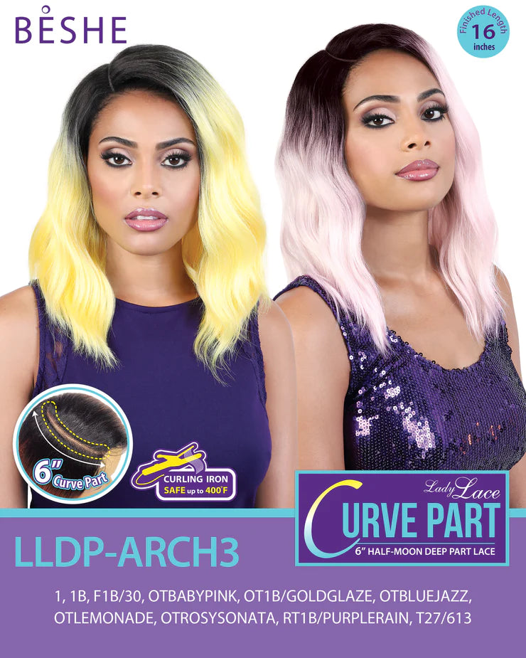 Beshe Deep Part Lace Curve Part Wig LLDP-ARCH3 - Elevate Styles
