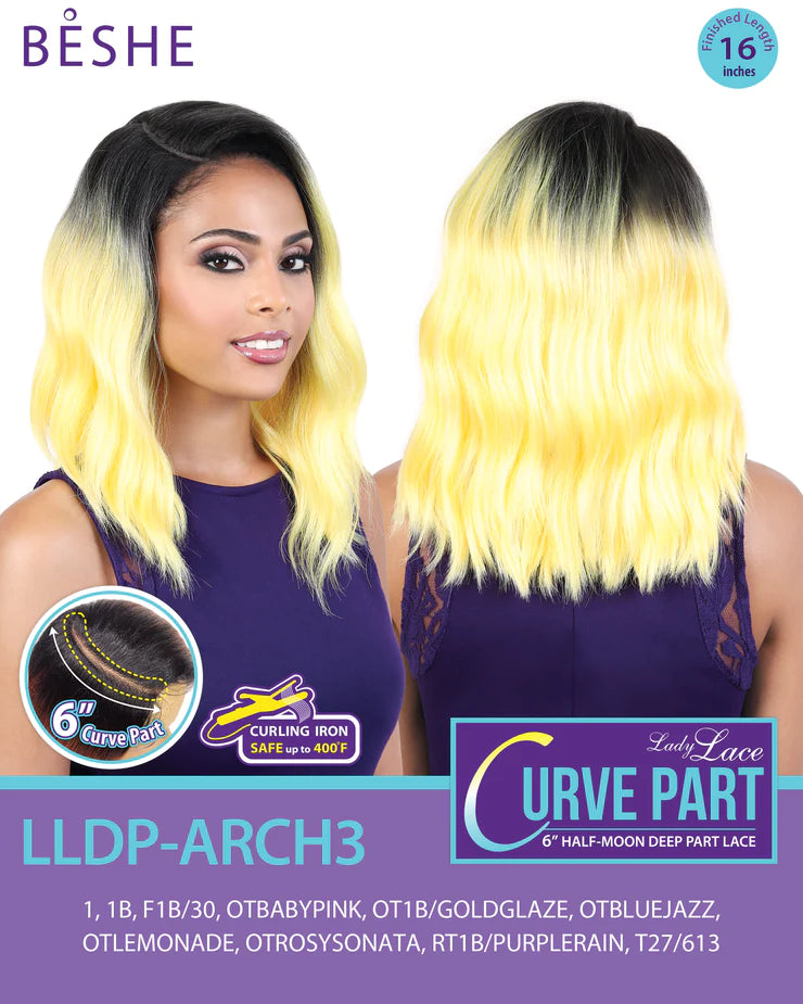 Beshe Deep Part Lace Curve Part Wig LLDP-ARCH3 - Elevate Styles