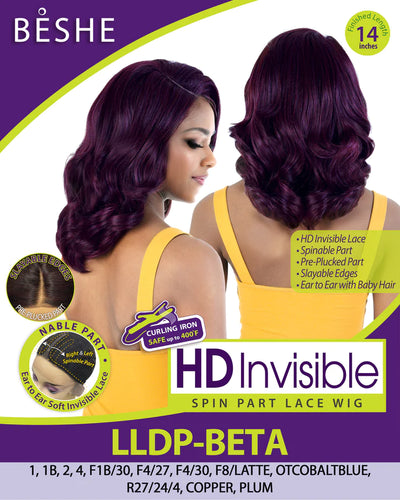 Beshe HD Invisible Lace Spin Part Pre-Plucked Slayable Edges Lace Wig LLDP-Beta - Elevate Styles
