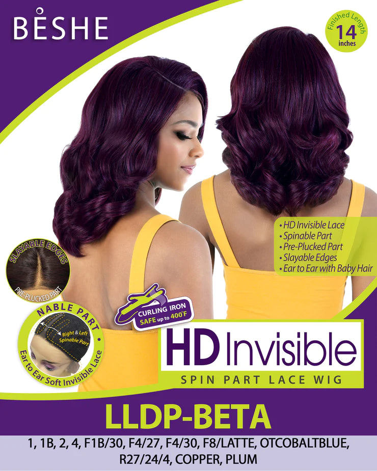 Beshe HD Invisible Lace Spin Part Pre-Plucked Slayable Edges Lace Wig LLDP-Beta - Elevate Styles