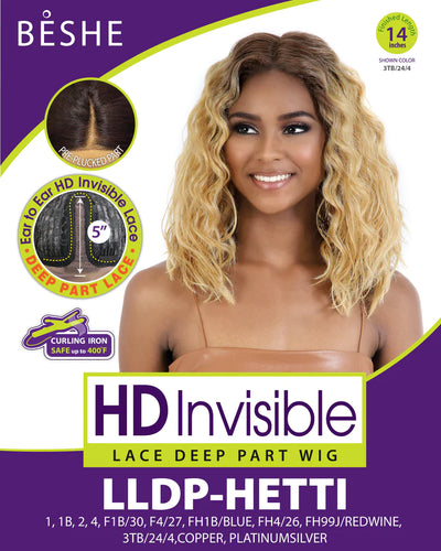 Beshe HD Deep Invisible Part Lace Front Wig LLDP-Hetti - Elevate Styles
