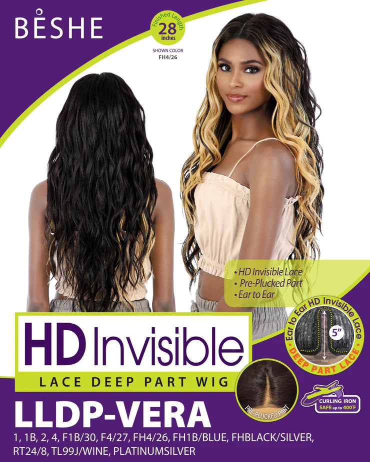 Beshe HD Deep Invisible Part Lace Front Wig LLDP-Vera - Elevate Styles