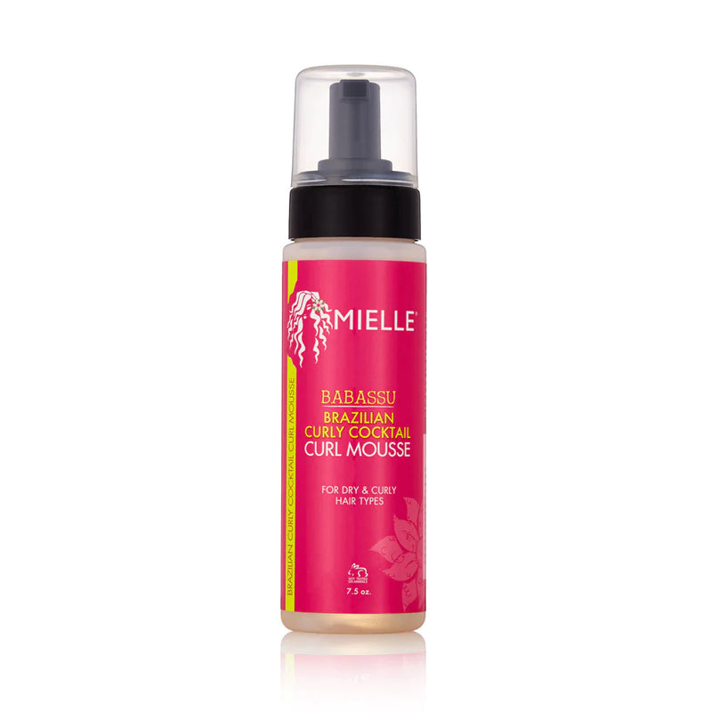 Mielle Organics Babassu Brazilian Curly Cocktail Curl Mousse 7.5 Oz - Elevate Styles