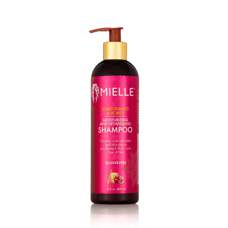 Mielle Organics Pomegranate & Honey Moisturizing and Detangling Shampoo 12 Oz - Elevate Styles