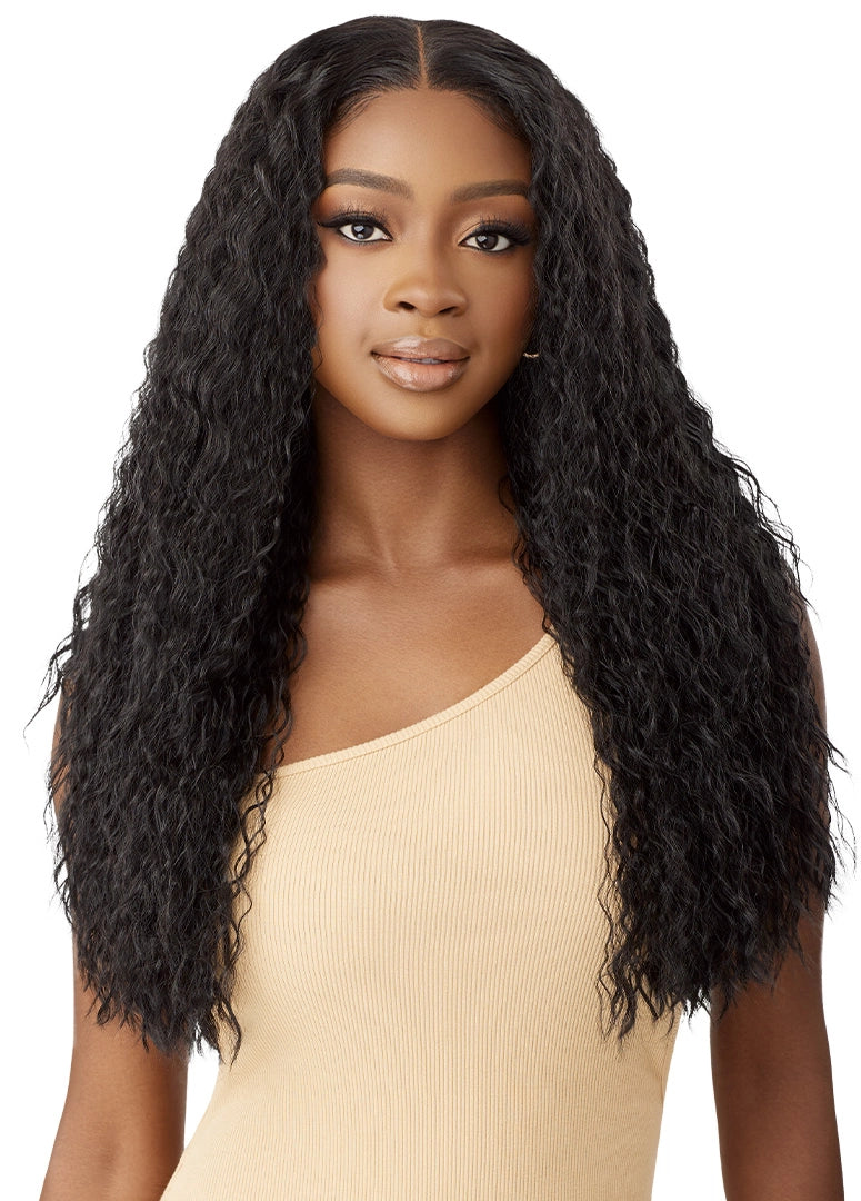 Outre 5"x 5" HD Lace Closure Lace Front Wig HHB-Peruvian Water Wave 24" - Elevate Styles