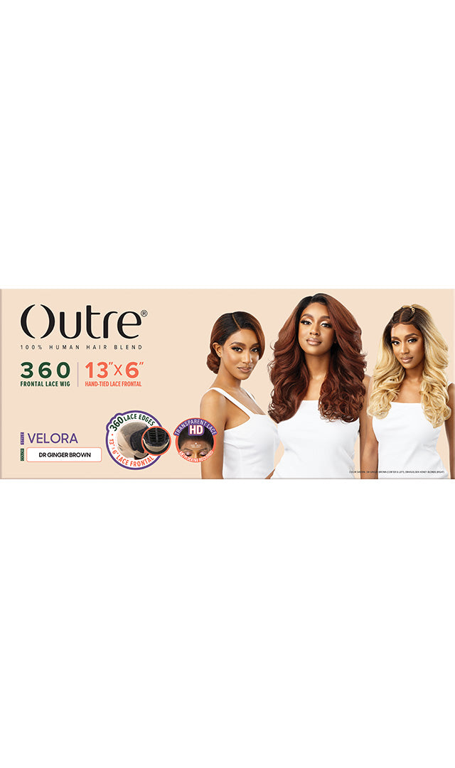 Outre 360 Frontal Lace 13"x6"  HD Transparent Lace Front Wig Velora - Elevate Styles