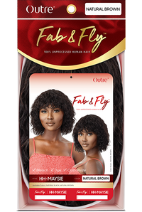 Thumbnail for Outre Fab&Fly™ 100% Human Hair Full Cap Wig Maysie - Elevate Styles
