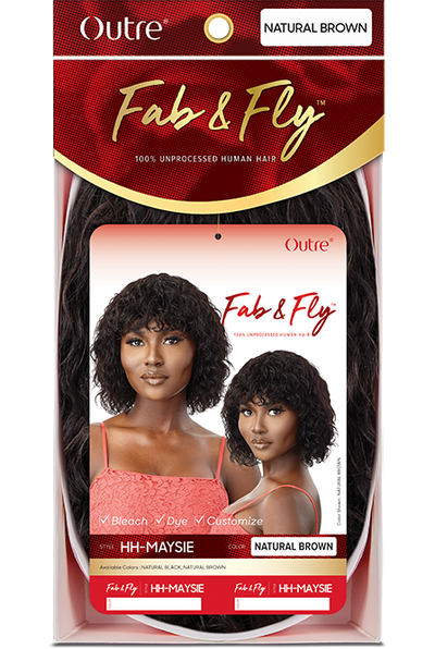 Outre Fab&Fly™ 100% Human Hair Full Cap Wig Maysie - Elevate Styles
