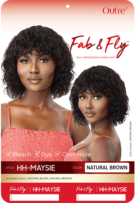 Outre Fab&Fly™ 100% Human Hair Full Cap Wig Maysie - Elevate Styles