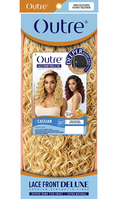 Outre Premium Synthetic Lace Front Deluxe Wig Cassian 20" - Elevate Styles
